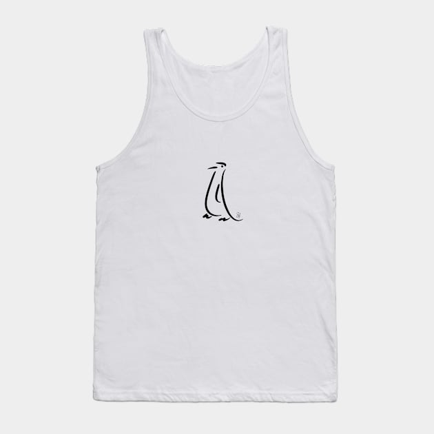 Penguin Tank Top by NokyArt